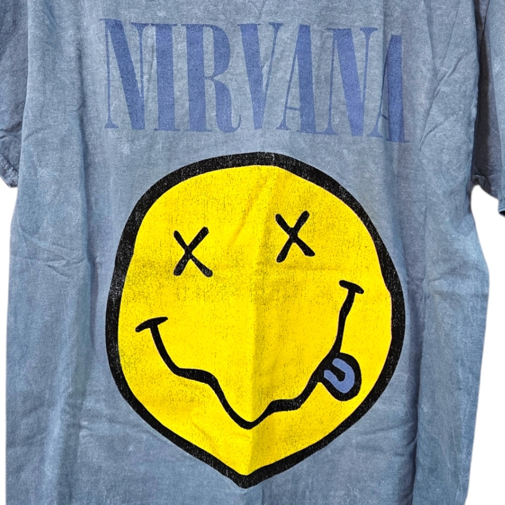NWOT Nirvana Retro Graphic T-shirt Tie Dye Size L - Picture 2 of 5